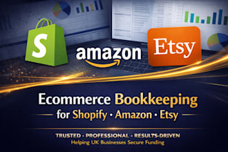 do ecommerce bookkeeping for your shopify amazon and etsy store