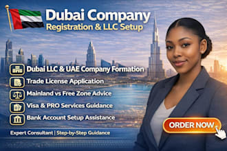 register your dubai llc or uae company with full business setup