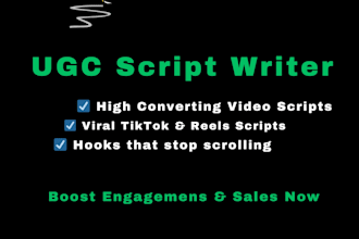 write ugc tiktok script for your brand