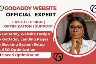 godaddy beauty salon design godaddy spa website redesign godaddy landing page