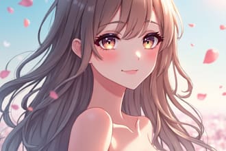 draw beautiful anime art illustration