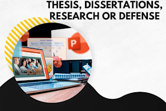 design an academic powerpoint presentation for thesis, research or defense