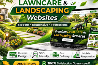 lawn care website landscaping website lawn care gardening website wordpress web