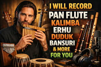record panflute kalimba erhu bamboo flute bansuri tabla ney duduk for you