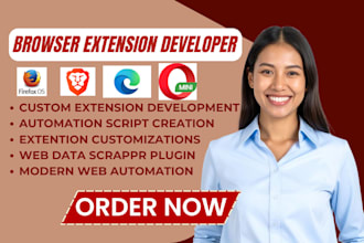 develop custom browser extension for chrome firefox edge via manifest v3 plugins