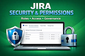 configure jira permissions roles security schemes, and user access management