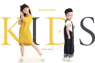 create a shopify baby clothing and kids store optimized for parents