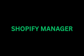 do shopify management for your shopify store
