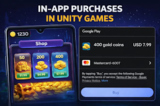 integrate in app purchasing in games