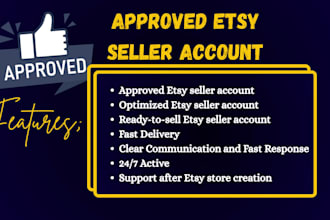 etsy seller account, etsy store creation, etsy account creation for any country