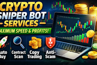 develop crypto trading bot, ai crypto trading bot, crypto trading sniper bot