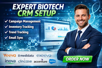 do biotech CRM veeva medidata exeevo inova clincase accenture oracle salesforce