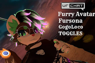 do vrchat avatar commission, vr character, furry avatar, nsfw, vrchat avatar