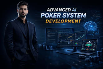 develop a custom poker bot, ai poker software, and automation tool for platforms