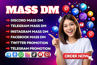 do discord mass dm, telegram mass dm, instagram mass dm, facebook mass dm
