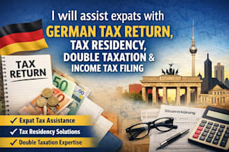 assist with german tax return tax residency double taxation income tax filing