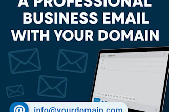 create a professional business email with your domain