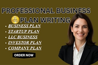 write a professional business plan for your llc or startup