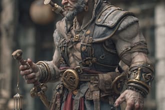 character concept art and character design