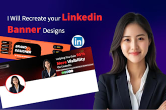 design redesign a professional linkedin banner