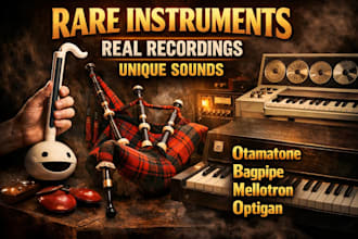 record otamatone castanets balloon tune bagpipe mellotron m400 optigan