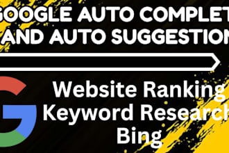 promote google autocomplete autosuggest for your keyword or brands