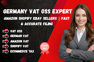 handle german vat, vat oss for amazon, shopify, ebay and ecommerce sellers