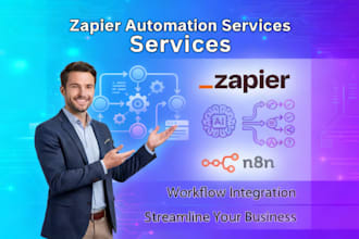 build workflows and ai with zapier zap, make automation, zapier integration n8n