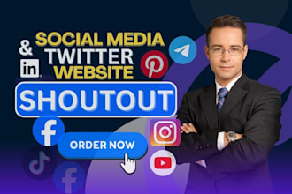 twitter shoutout, ig fb, pinterest shopify crypto website promotion sharing link