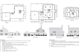 draw 2d floor plan by autocad or revit