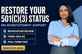 reinstate your revoked 501c3 tax exempt status with form 1023 or form 1023ez