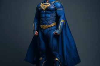 design superhero character for nft
