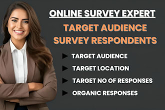create structured online survey form and questionnaire for research purpose