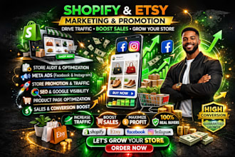 do shopify marketing and ecommerce promotion to boost store sales