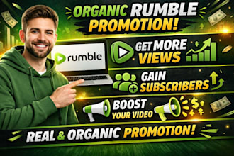 do rumble video promotion, rumble views, rumble video