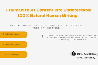 humanize ai content into undetectable human writing