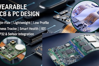 design lightweight fpc and rigid flex pcb for wearable health, iot, smart device