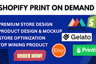 setup shopify print on demand shopify store printful printify shopify pod