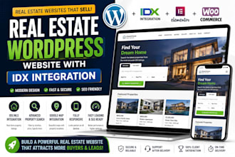 build a real estate wordpress website with idx integration
