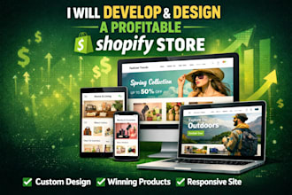 build a professional shopify store as the best developer for you