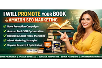 do book promotion booktok and amazon book SEO marketing