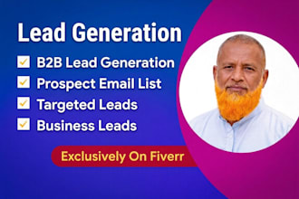 do targeted b2b lead generation and linkedin lead list building