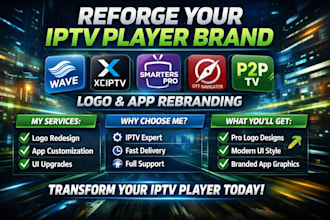 reforge iptv player logo wave xciptv smarters pro ott navigator p2p app