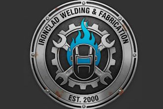 make bold and memorable welding logo for your brand