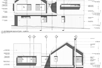 architectural drawing, permit city permit drawing