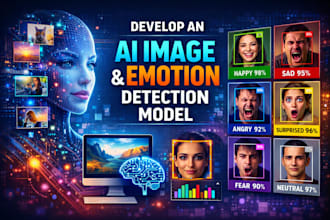 develop an ai image and emotion detection model