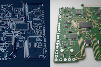 expert pcb design and circuit layout using eagle cad or easyeda