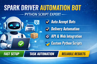 create a delivery automation bot or python automation script