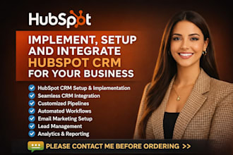 implement, setup and integrate hubspot CRM for your business