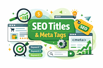 write SEO titles, meta descriptions, and tags for listings